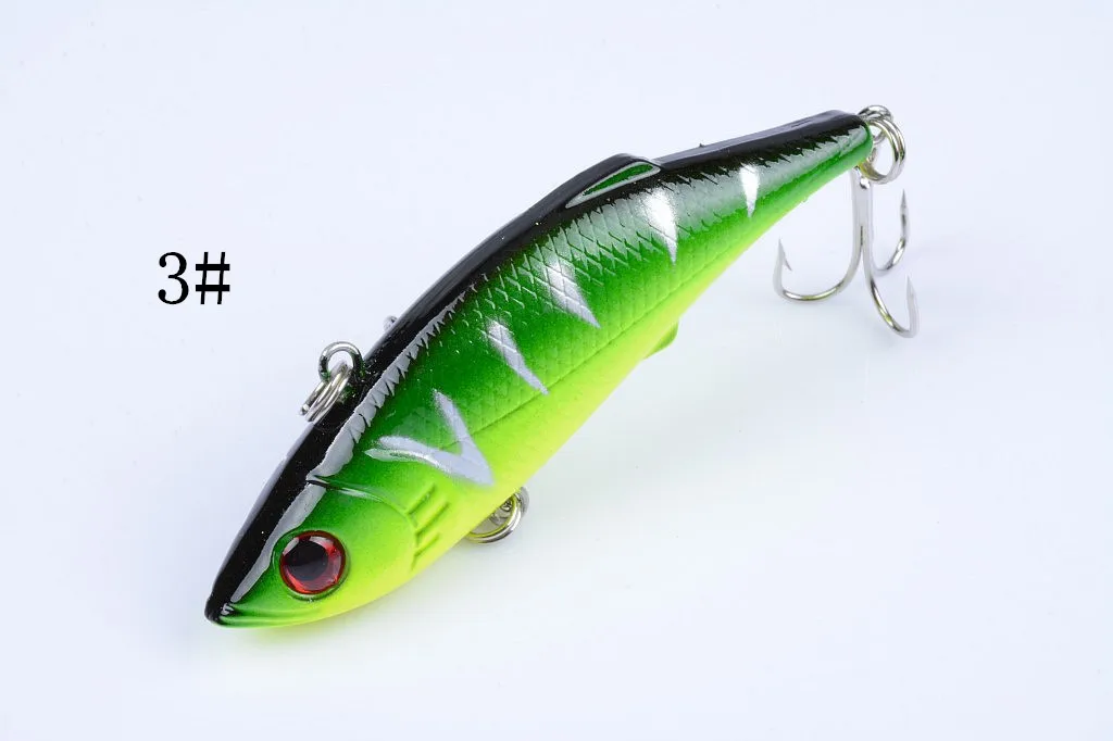 1 шт./компл. 3D глаза#6 крюк 8 см/11,8g Вибрирующая наживка Вибрация Rattlin Crankbait Жесткий искусственная наживка воблер рыболовные снасти