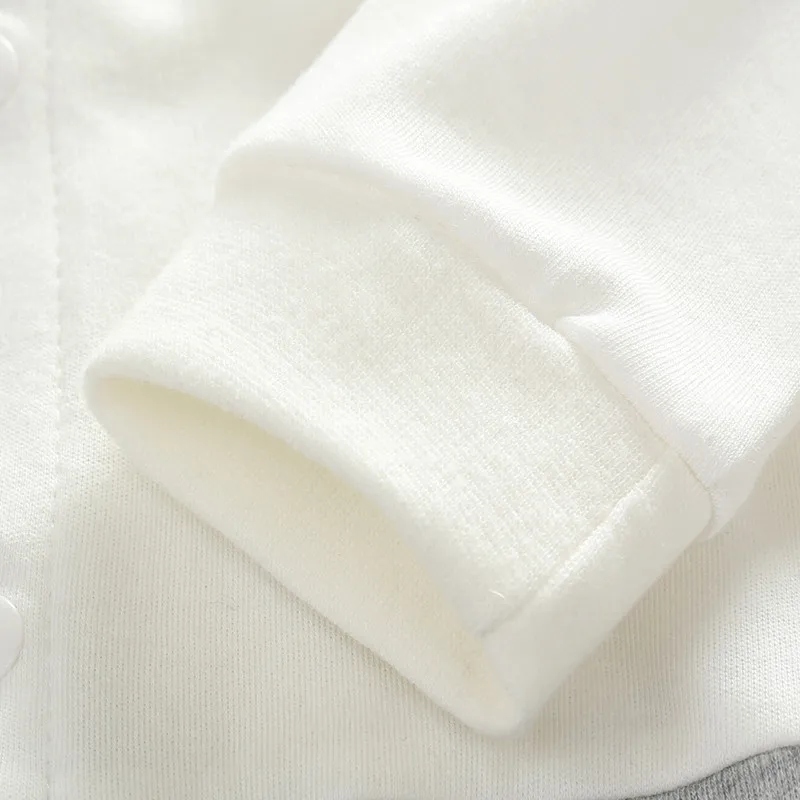 Новый бренд Одежда для новорожденных мальчиков джентльменский хлопковый