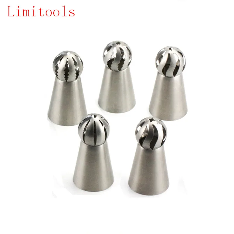 Кондитерская насадка в русском стиле 5 видов сферический шар глазурь