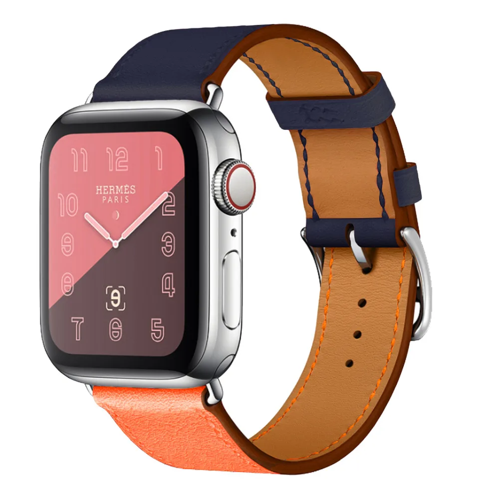 Ремешок для часов из натуральной кожи 38 мм/40 мм/42 мм/44 мм Apple Watch Series 5 4 3 2 1 | Наручные