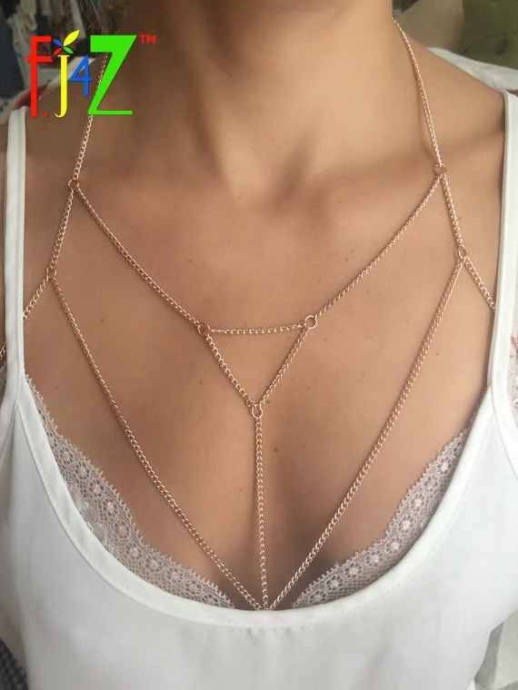 F. J4Z Новое поступление вечерние модные золотые/серебряные с цепочкой треугольная