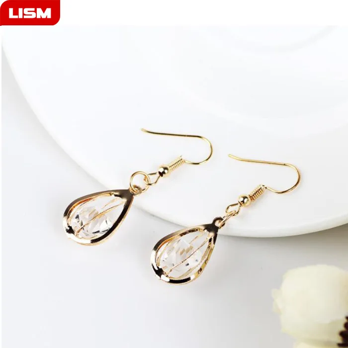 Винтажные серьги золотого цвета в европейском и американском стиле для женщин