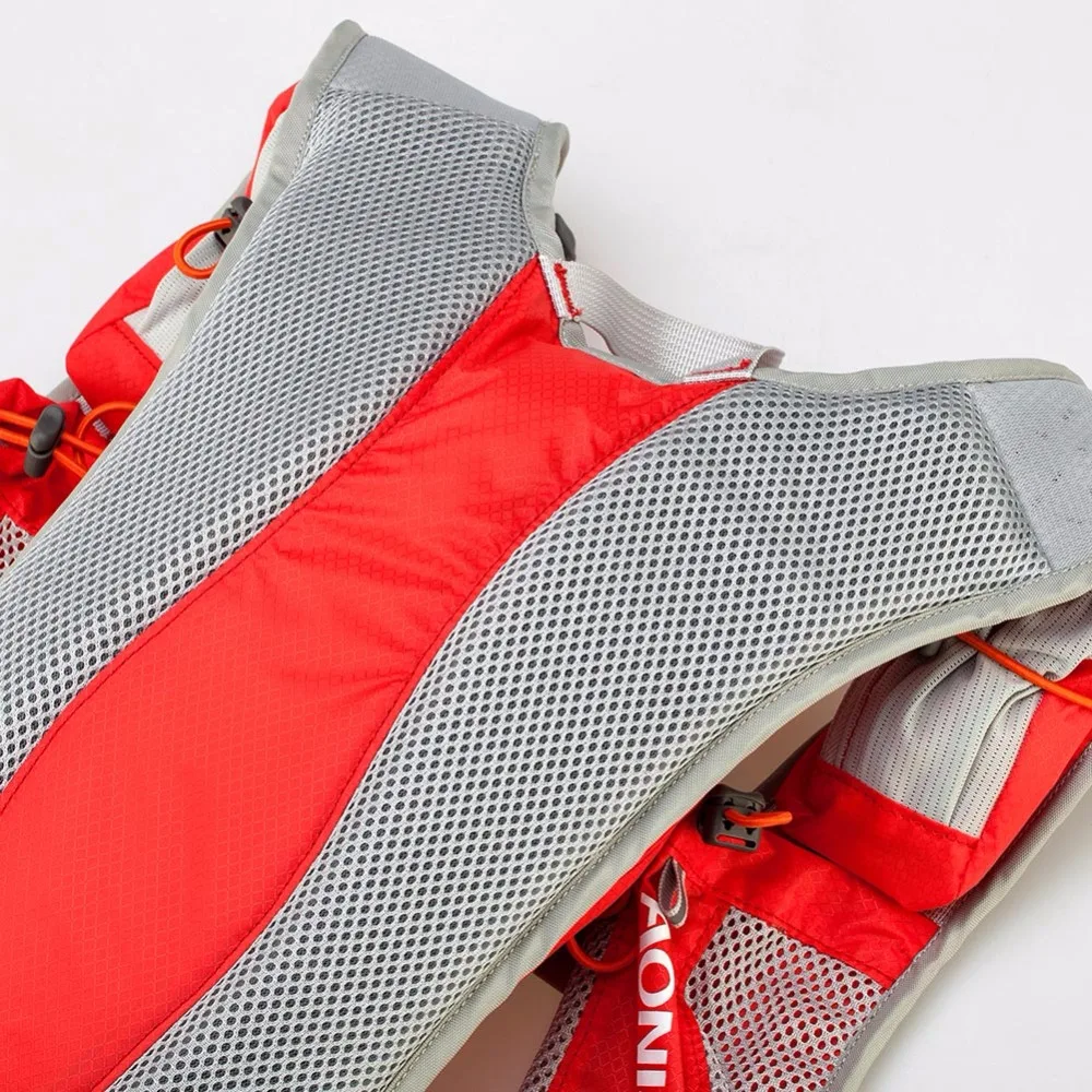 구매 AONIJIE 남성 여성 트레일 러닝 백팩 야외 스포츠 하이킹 레이싱 백 옵션 2L 수화 워터 백 250ml 물병