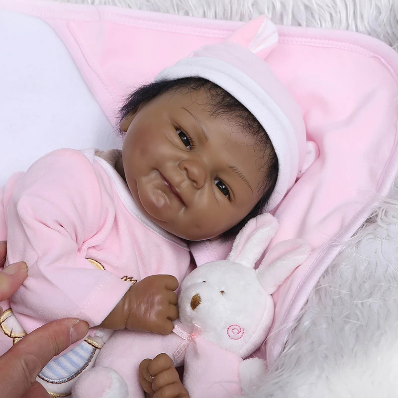 16 дюймов 40 см Reborn Baby Doll индийский Стиль магнитный для детей Мягкий силикон