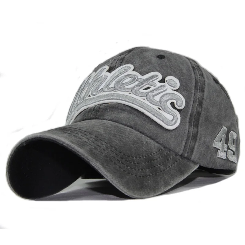 Mingli Tengda 100% Потертая джинсовая бейсболка Snapback шапки Осенняя шапка для мужчин и