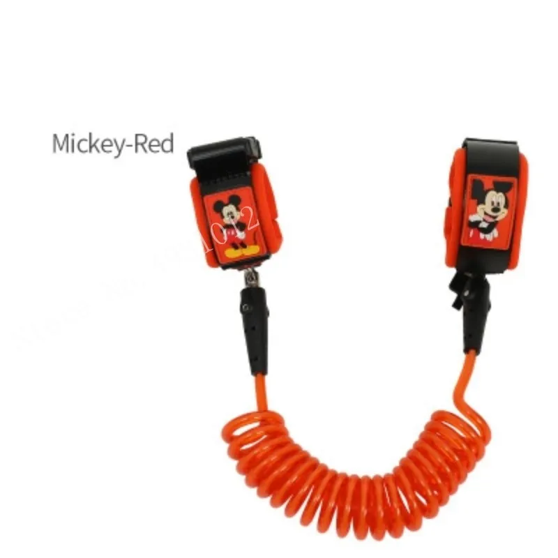 Disney Mommy сумка usb-обогреватель Оксфорд коляска сумка Многофункциональный рюкзак для матерей водонепроницаемый Мать пеленки мешок ребенка Микки Минни - Цвет: anti-lost rope 1.8m