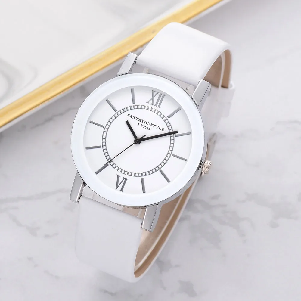 Luxury Watch Women Famous Brand Lvpai Casual Quartz Leather Band Analog Wrist Reloj de dama | Наручные часы