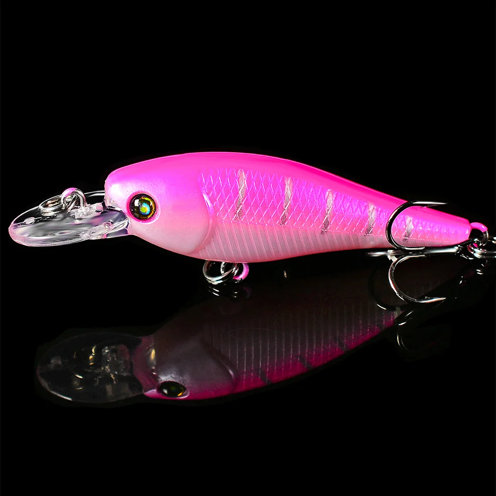 Minnow sunlure 1 шт. плавающая 6 7 см 2 &quot/5 5 г 0 унций живопись жесткая приманка для рыбалки