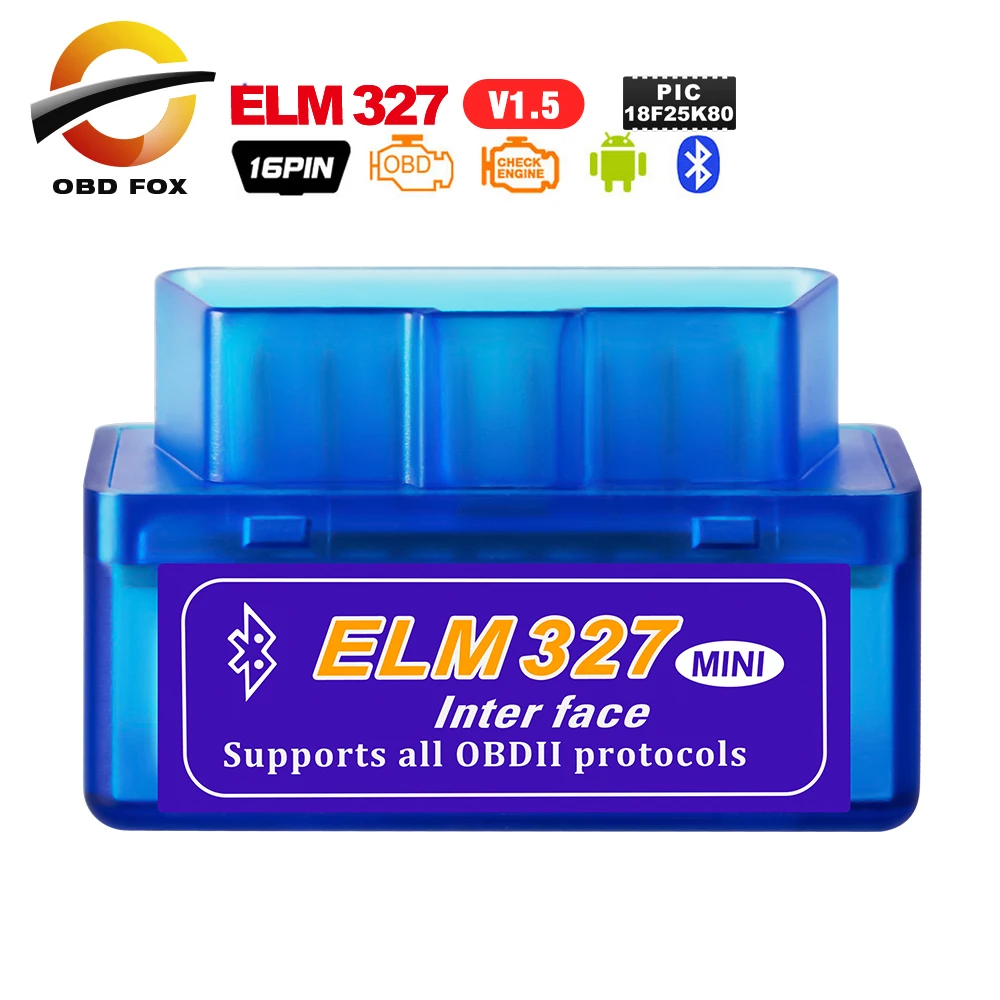 Считыватель кодов ELM327 usb Bluetooth V1.5 PIC18F25K80 OBD2 супер мини сканер V2.1 ELM 327 wifi Android obd2