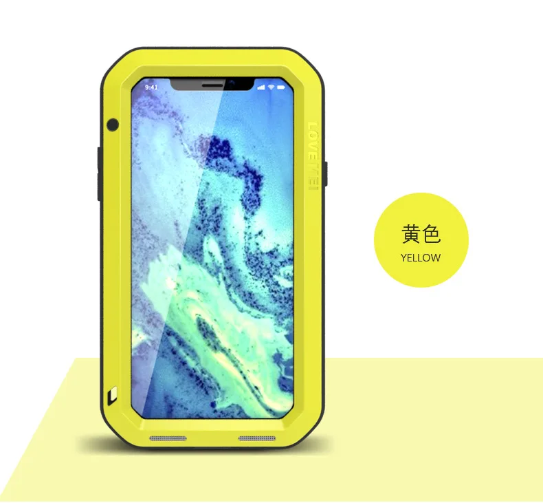 Ударопрочный пыленепроницаемый водонепроницаемый чехол для телефона iPhone X