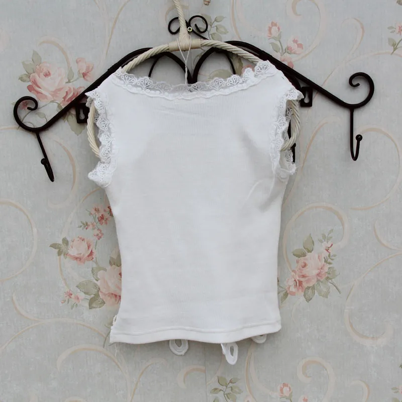 2016 летние комплекты одежды для девочек детская одежда кружевной хлопковый жилет