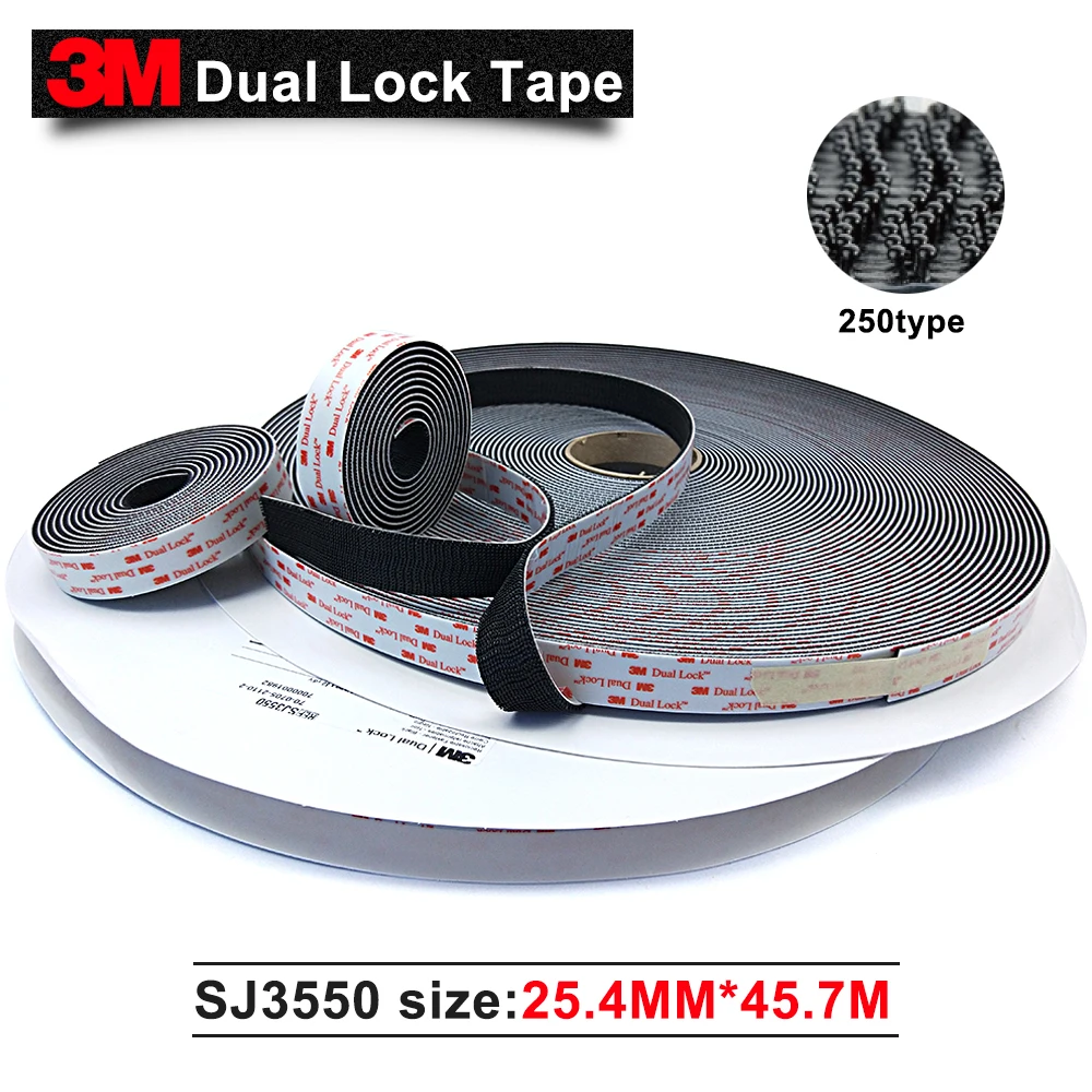 3M SJ3550 клейкие застежки с акриловой кислотой двойная фиксирующая лента 1 дюйм * 50