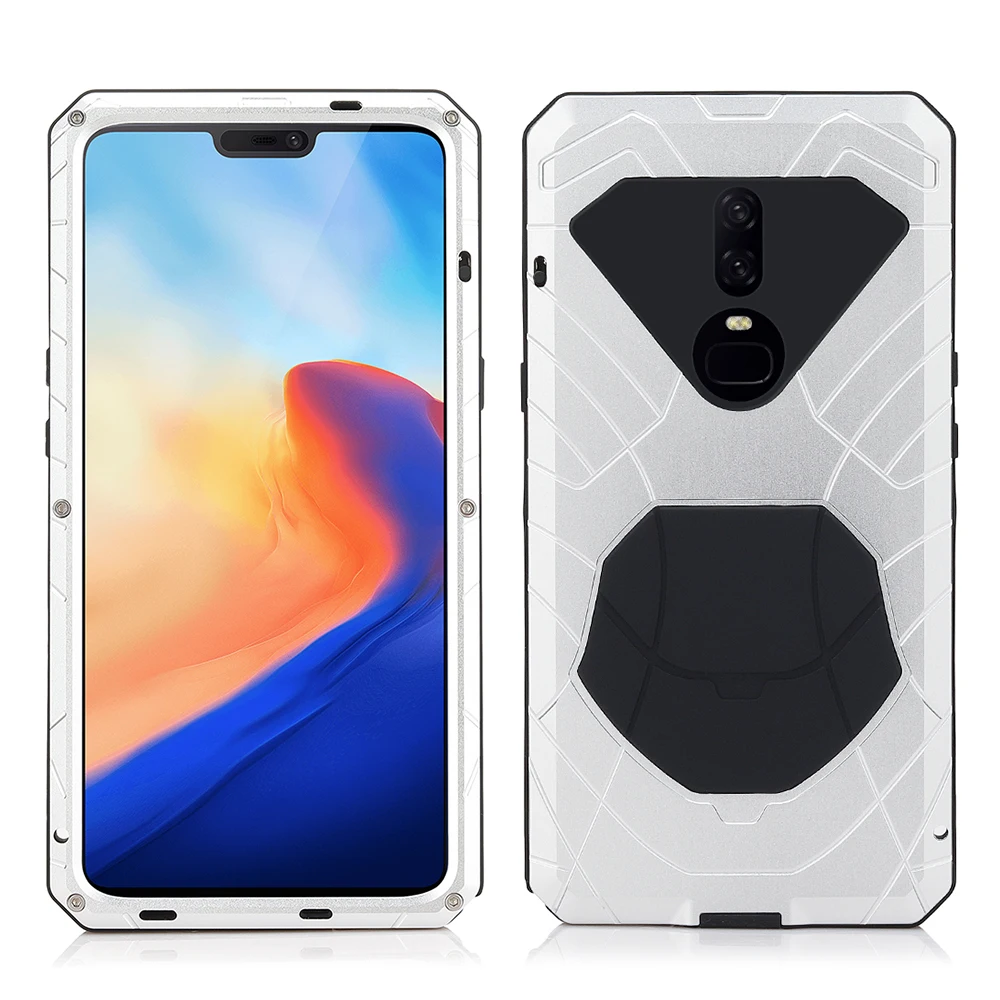 Чехол для Oneplus 7 Pro алюминиевый металлический защитный чехол экрана из стекла