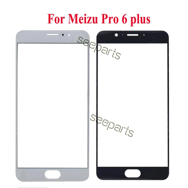 Meizu pro 5 внешняя стеклянная линза meizu pro 7 Plus Переднее стекло meizu pro 6 Plus панель экрана Запасные части meizu pro 7 переднее стекло