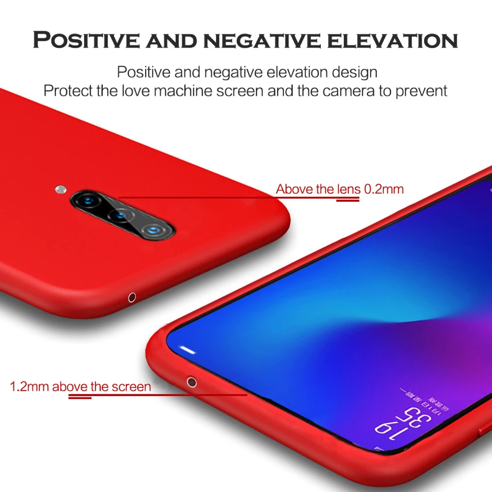 Чехол Oneplus 7 мягкий чехол из жидкого силикона для телефона задняя крышка pro