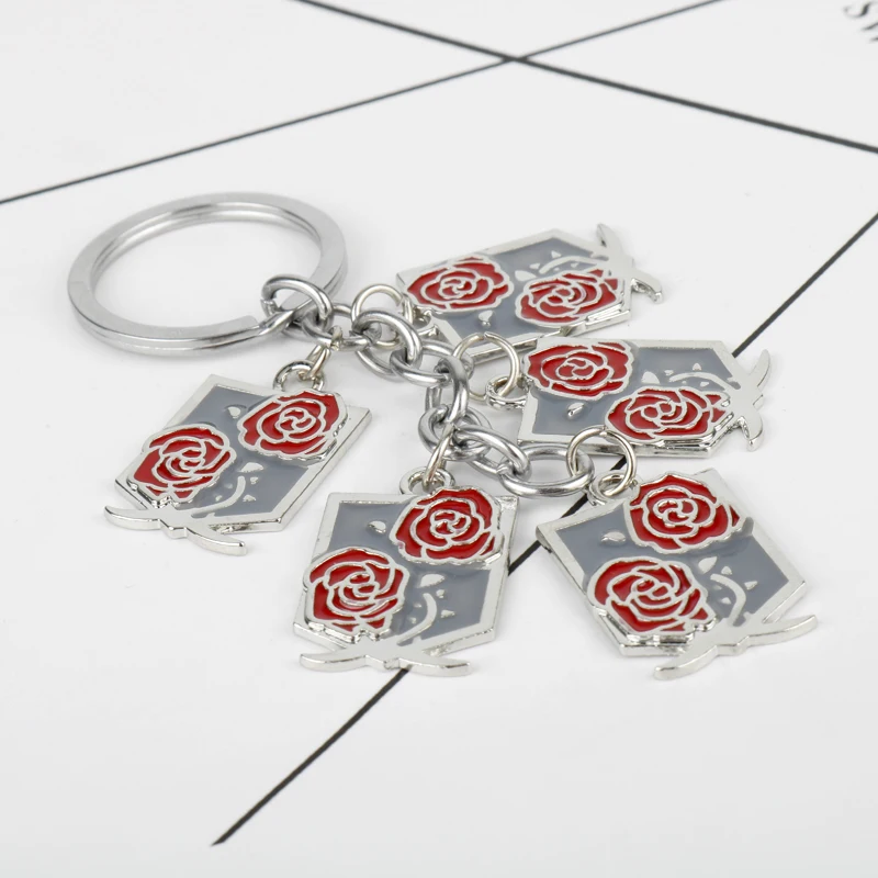 Аниме Атака Титанов брелок стажер съемочный корпус военная полиция гарнизон