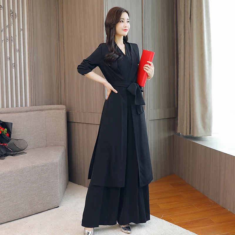Women Chiffon Jumpsuits Summer Sleeveless V Neck Jumpsuits Wide Leg Pants Sashes Pleated Fashion Rompers Summer Casual Playsuits