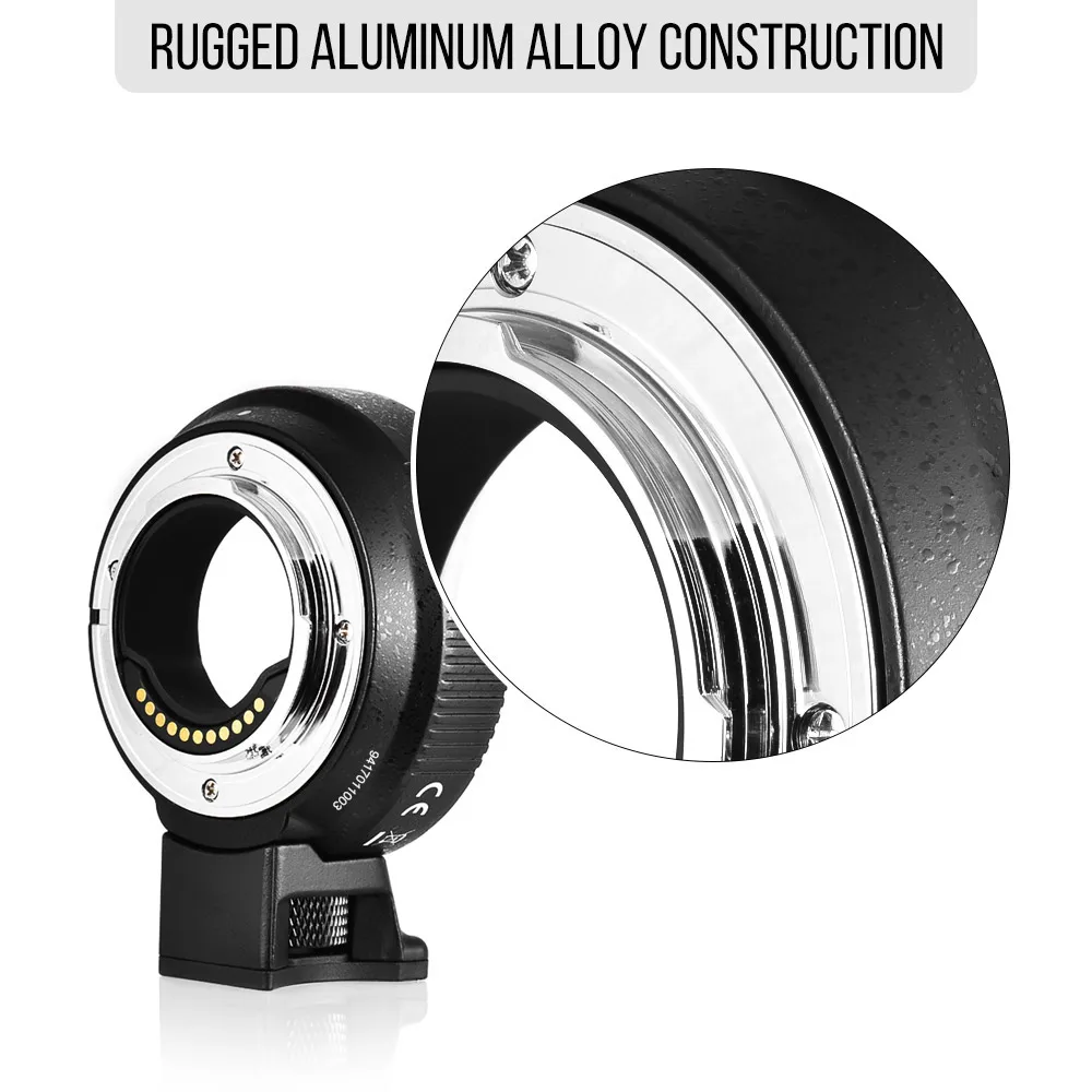 Andoer AEF-MFT Lens Adapter Ring Mount AF Auto Focus IS Stabilization Aperture Control for Canon Olympus | Электроника