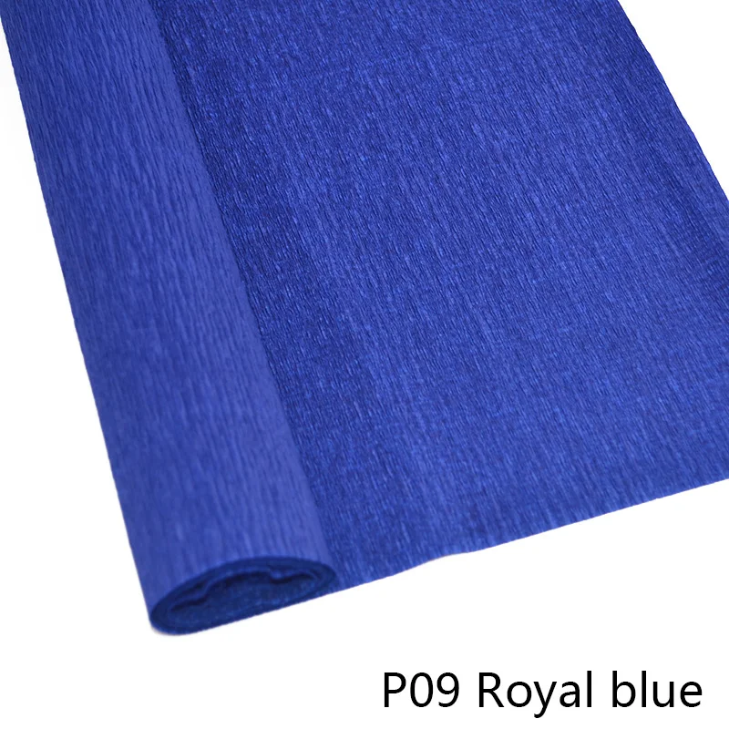 50*250 см/рулон креповой бумаги DIY цветок делая обертывающий цветок упаковочный материал бумага ремесло Свадебная вечеринка Подарочная Обертка Бумага - Цвет: P09