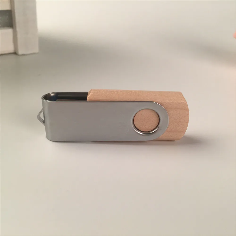 Кленовый флэш накопитель usb 3 0 с деревянной металлической застежкой (более 15 шт.