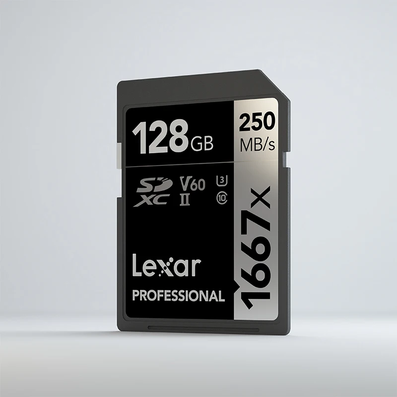 Lexar 1667x 250 МБ/с./с SD карта для камеры 128 Гб 64 памяти 256 ГБ U3 V60 4K флэш Карта SDXC|Карты
