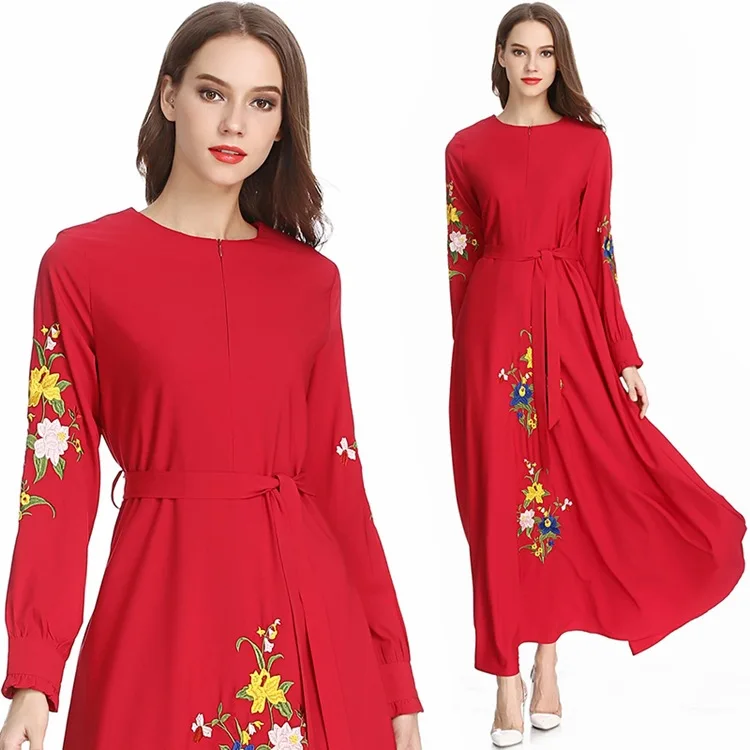 

Muslim Jubah Islamic Women Long Sleeve Maxi Dress Cloak Jubah Dress Robe Syari Ramadan Middle East Arab Caftan Islamic Clothing