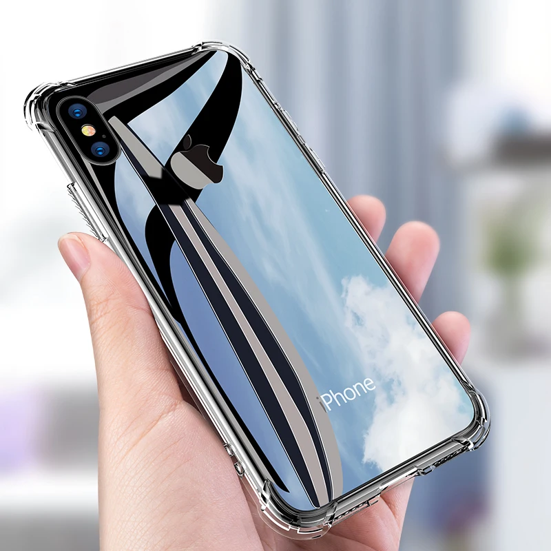 Защитный чехол для iphone XS XR MAX 10 X 6 6s 7 8 Plus|Бамперы| |