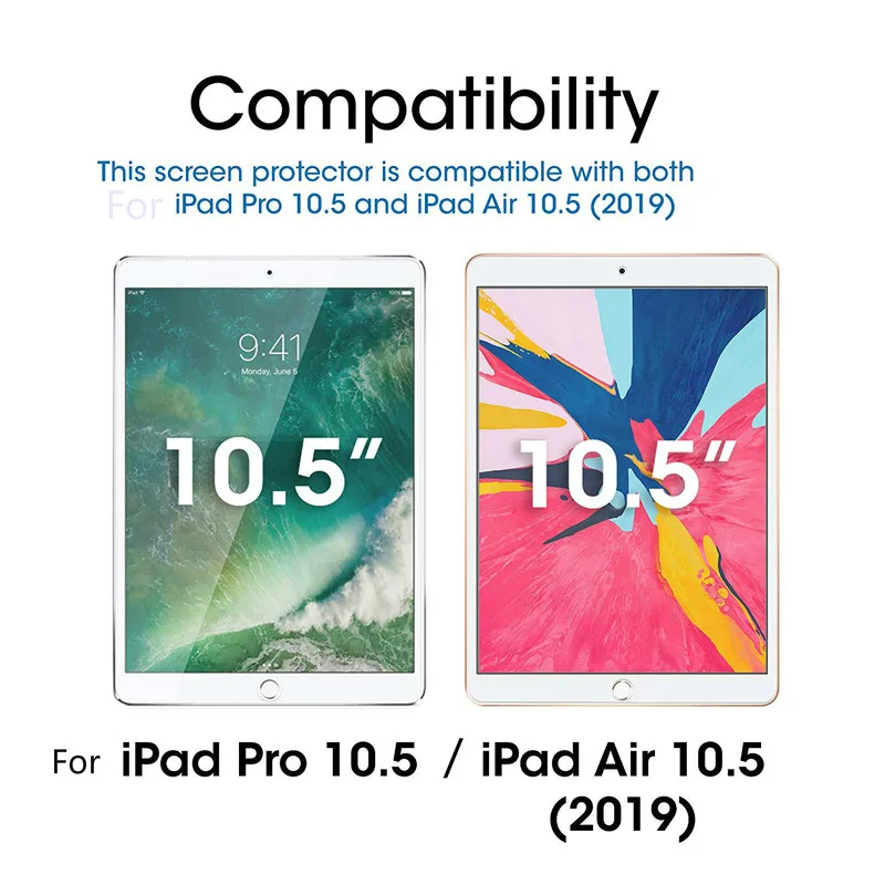 Закаленное стекло для защиты экрана для нового iPad Air 3 10," модель выпуска A2152 A2123 A2153 Защитная пленка для планшета