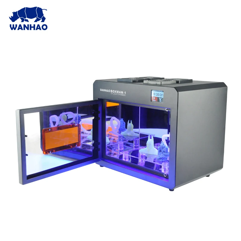 2018 WANHAO новейшая Эффективная УФ отверждающая коробка для вашей модели 3D принтера