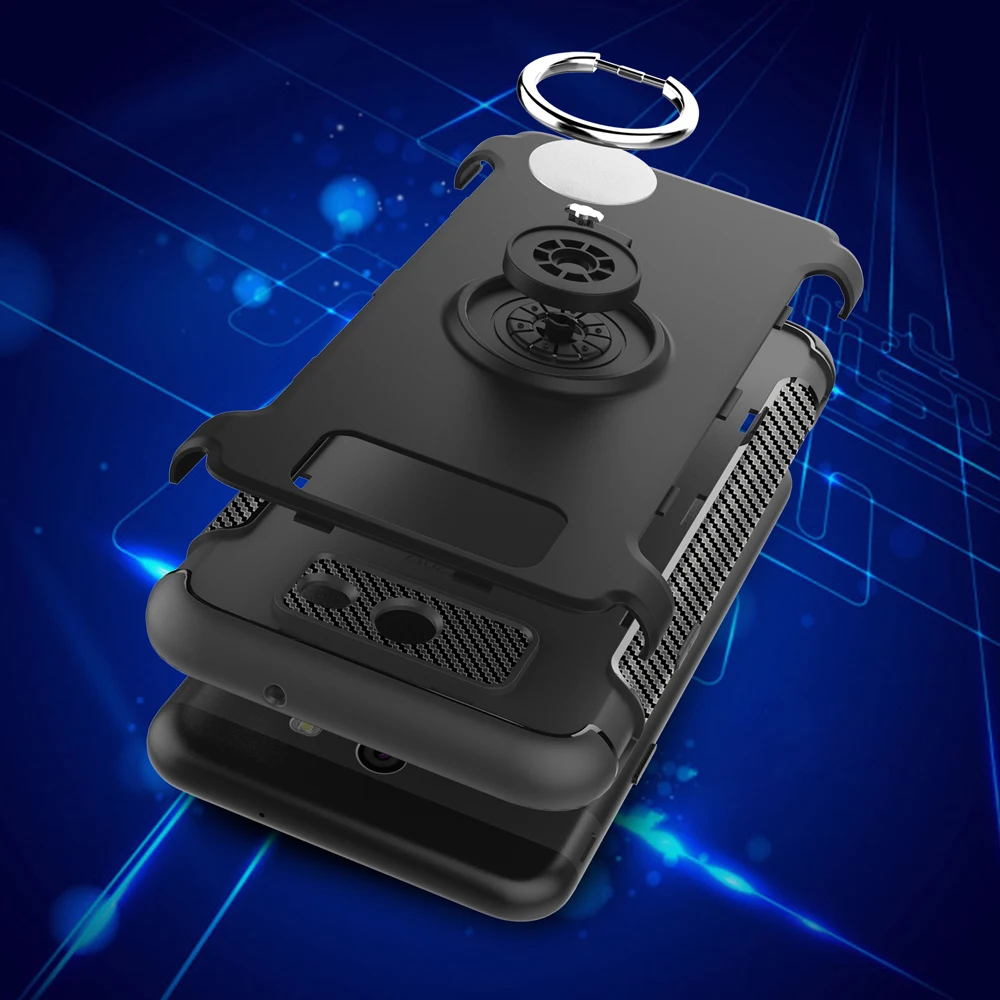 Для samsung Galaxy J7 на заднюю панель J727 Чехлы J7 Sky Pro V палец кольцо противоударный чехол для Galaxy Halo шириной 2, автомобильный держатель, подставка, полное покрытие