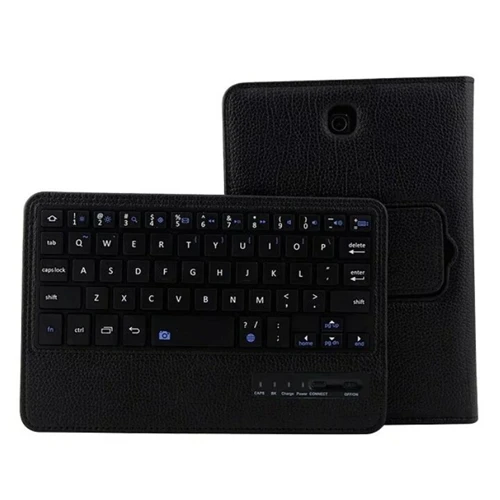 KEYBOARD COVER-BK Беспроводной Bluetooth клавиатура для samsung Galaxy Tab A 8,0 дюймов SM-T350 SM-T355 SM-P350/P355 Съемный чехол на магните - Цвет: KEYBOARD COVER-BK