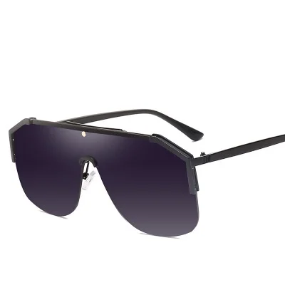 

LONSY Big Frame Gradient Shades Oversized Sunglasses Women Men Square Brand Design Retro Sun Glasses UV400 Oculos De Sol