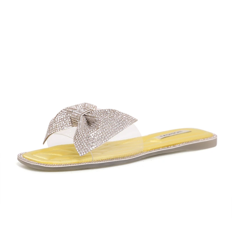 Новинка Женские повседневные летние тапочки на плоской подошве Сандалии с