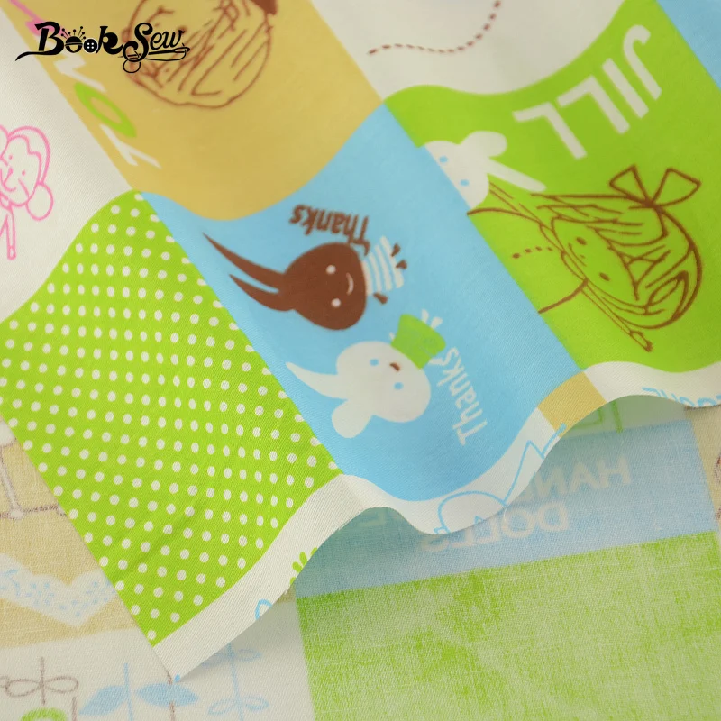 2017 100% Cotton Twill Fabric Lovely Cartoon Pattern Home Textile Quilting Tissue For Swing Bedding Baby Kid Clothing|fabric beautiful|fabric tissue