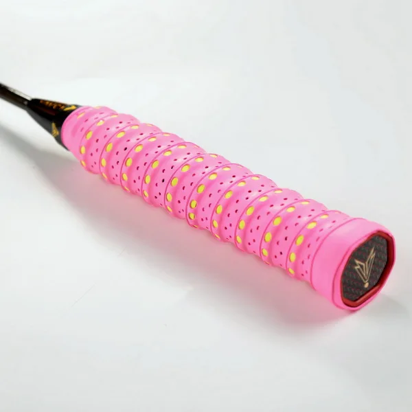 bright pink Противоскользящий Напульсник для тенниса и бадминтона, спортивный Напульсник для удочки, сквош, ракетки для бадминтона, обмотки ленты, велосипедная ручка - Цвет: bright pink