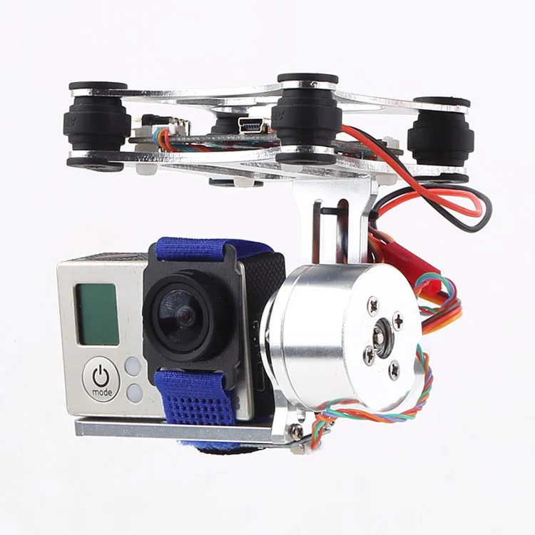 Дрон с Камера FPV дроны Квадрокоптер радиоуправляемый самолет 2-оси Бесщеточный