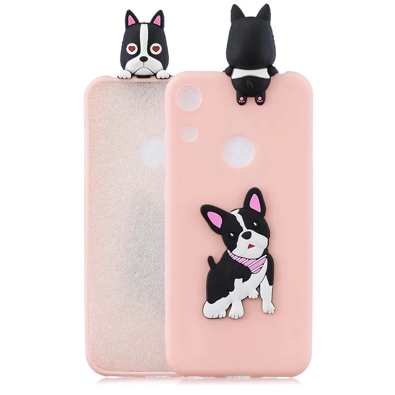 Мягкий Силиконовый ТПУ чехол 3D для Huawei Honor 8X Etui милые Мультяшные чехлы с рисунком