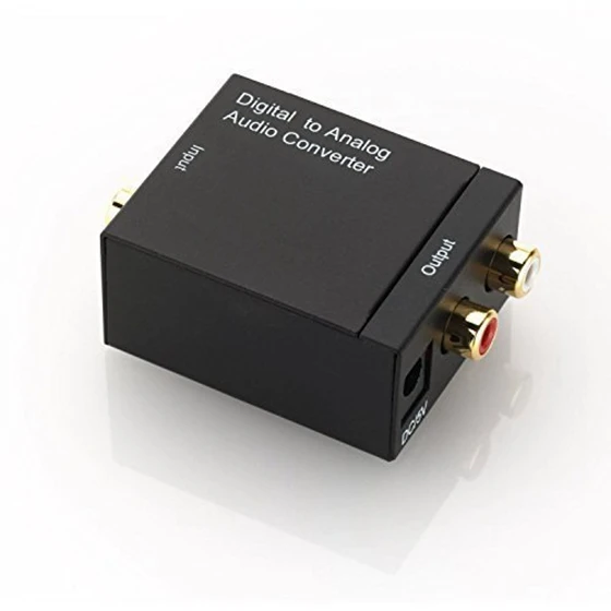 RISE Digital Toslink/SPDIF to Analog Stereo 2 x RCA аудио конвертер-цифровой конвертер (Toslink &amp