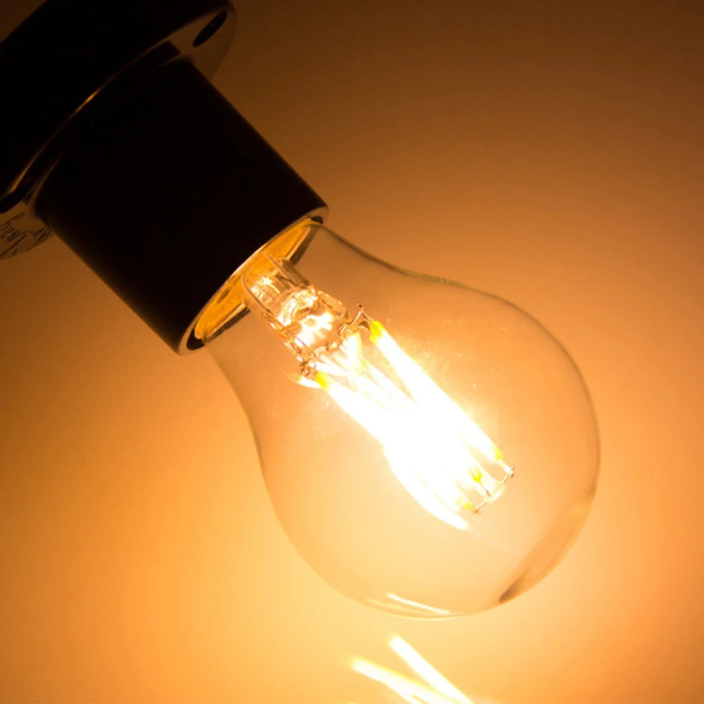Затемнения 4/6/8 Вт E27 E14 LED Эдисон Ретро лампа накаливания пламя Свеча ШАР AC220V|globe