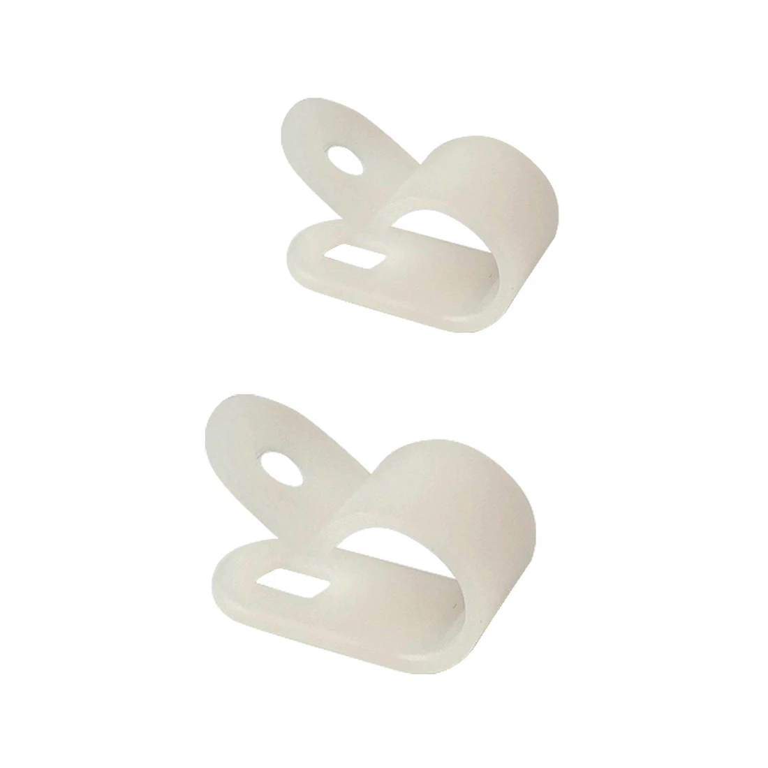 100 шт. Белый R дизайн нейлоновый кабельный зажим провода Органайзер | Обустройство