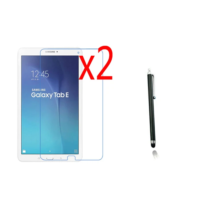 2x пленка + ткань 1x Стилус Антибликовая матовая защитная для экранов Samsung Galaxy Tab E 9 6