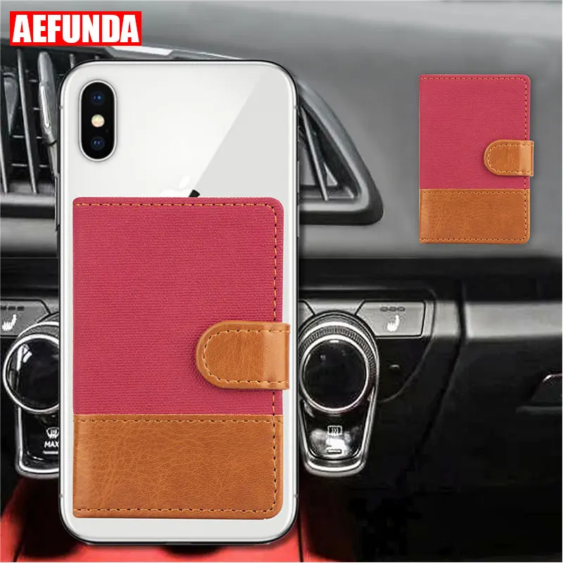 Универсальный держатель для кредитных карт с клеем iPhone X 7 8 6 6S Plus Huawei P20 Lite чехол