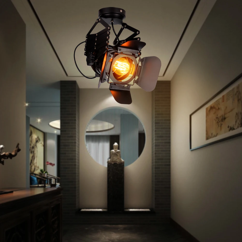 Светодиодный светильник в стиле ретро дорожка для освещения лофт американский
