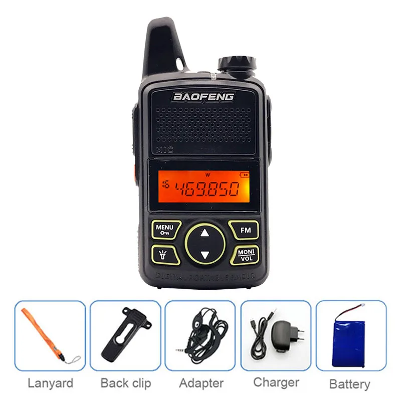 100% 1 шт. детская портативная рация BAOFENG BF-T1 MINI UHF | Мобильные телефоны и аксессуары