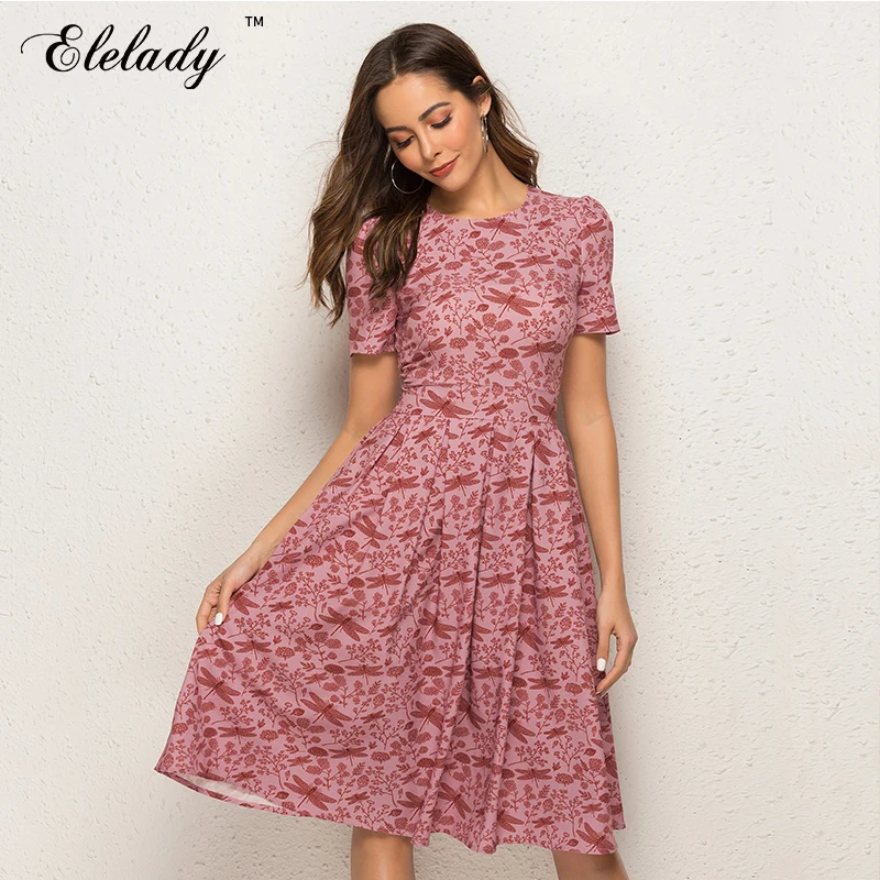 Elelady 2019 новые летние модные шикарные женское платье Для женщин Элегантные линии