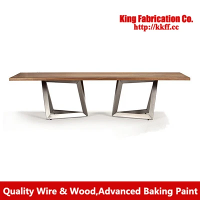 Ретро стол из массива дерева обеденный кованого железа журнальные столы и стулья