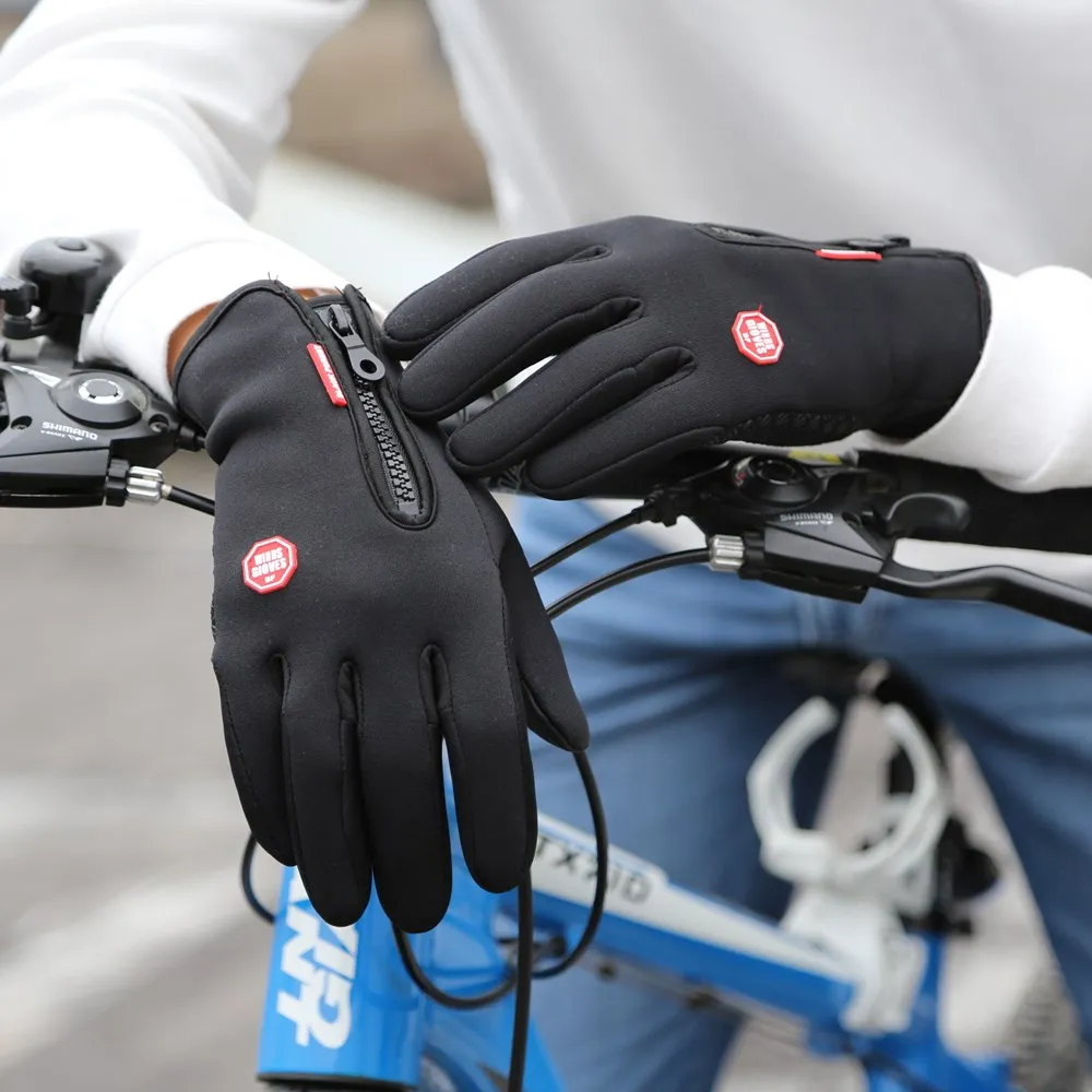 Kyncilor зимние велосипедные перчатки водонепроницаемые fiets handschoenen износостойкие бархатные велосипедные перчатки с сенсорным экраном зимние теплые