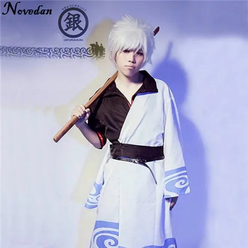 

Japanese Anime Gintama Cosplay Costume Halloween Purim Dress Adults Sakata Gintoki Cosplay Costumes