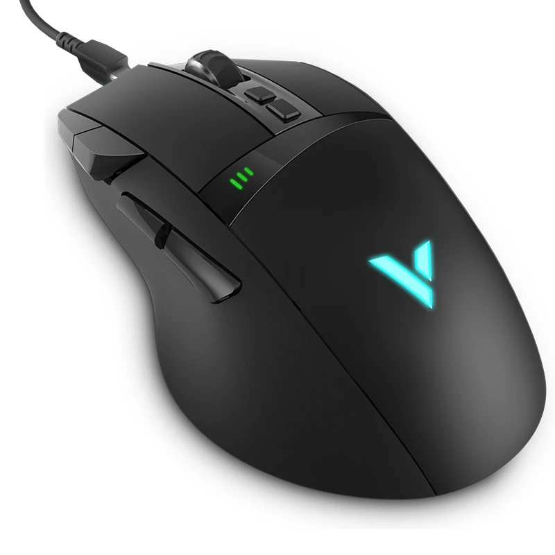 Rapoo VT350 перезаряжаемая Беспроводная/Проводная игровая мышь 11 программируемых