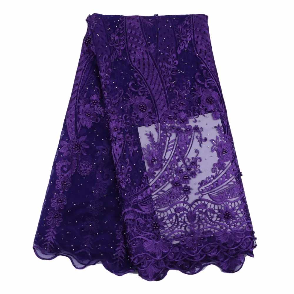 2017 высокое качество камень Бусины шнура Африки чистая Швейцарский Кружево